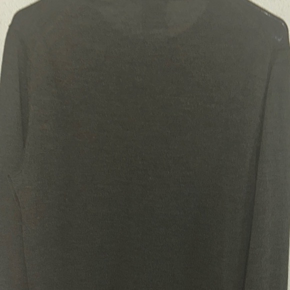 Jack & Jones Olive Green Merino Wool Sweater - Picture 6 of 7